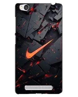 Чехол для Xiaomi Redmi 4A с картинкой «Nike — эффект разломов»