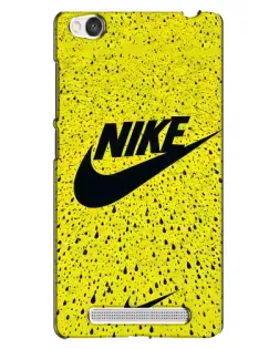 Чехол для Xiaomi Redmi 4A с картинкой «Желтый текстурный Nike»