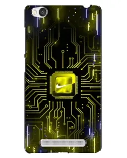 Чехол для Xiaomi Redmi 4A с картинкой «Nike — золотая искра»