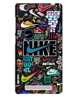 Чохол для Xiaomi Redmi 4A з картинкою «Яскравий колаж Nike»