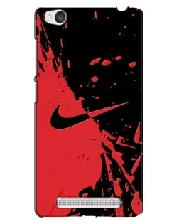 Чохол для Xiaomi Redmi 4A з картинкою «Червоні бризки Nike»