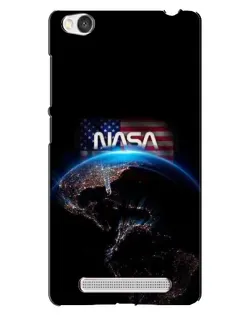 Чехол для Xiaomi Redmi 4A с картинкой «Земля из космоса NASA»