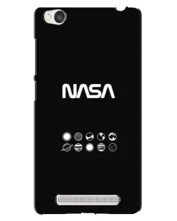 Чехол для Xiaomi Redmi 4A с картинкой «NASA — технический принт»