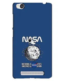 Чехол для Xiaomi Redmi 4A с картинкой «NASA — лунная миссия»