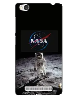 Чехол для Xiaomi Redmi 4A с картинкой «Астронавт на Луне»