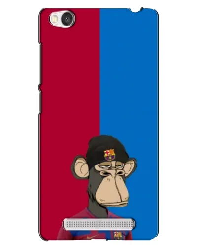 Чехол для Xiaomi Redmi 4A с картинкой «Bored Ape — фанат Барсы»