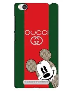 Чехол для Xiaomi Redmi 4A с картинкой «Gucci — полосы и Микки»