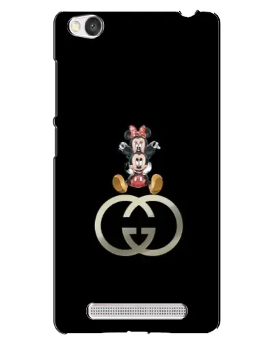 Чехол для Xiaomi Redmi 4A с картинкой «Минни Маус на лого»