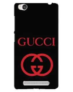 Чехол для Xiaomi Redmi 4A с картинкой «Gucci — красный логотип»