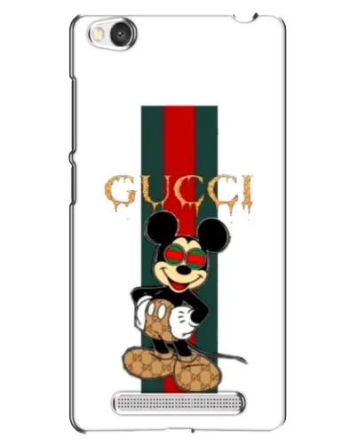 Чехол для Xiaomi Redmi 4A с картинкой «Микки Маус Gucci — полосы»
