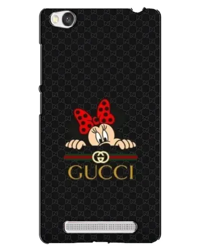 Чехол для Xiaomi Redmi 4A с картинкой «Минни Маус Gucci — черный»