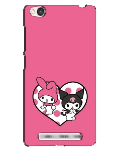 Чехол для Xiaomi Redmi 4A с картинкой «Kuromi и My Melody»