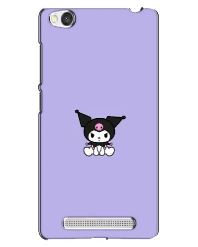 Чехол для Xiaomi Redmi 4A с картинкой «Kuromi — фиолетовый минимализм»