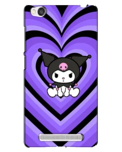 Чехол для Xiaomi Redmi 4A с картинкой «Kuromi и фиолетовые сердца»