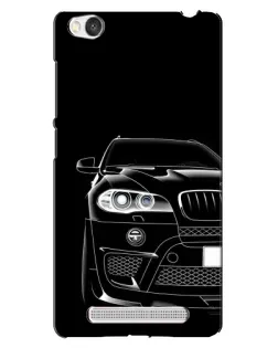 Чехол для Xiaomi Redmi 4A с картинкой «Темный силуэт BMW»