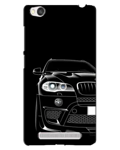 Чехол для Xiaomi Redmi 4A с картинкой «Темный силуэт BMW»