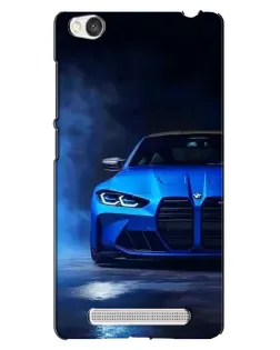 Чехол для Xiaomi Redmi 4A с картинкой «Голубая BMW M4»