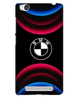 Чехол для Xiaomi Redmi 4A с картинкой «Логотип BMW и неоновые дуги»