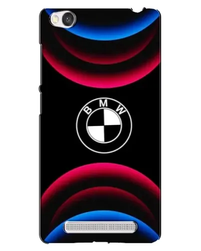 Чехол для Xiaomi Redmi 4A с картинкой «Логотип BMW и неоновые дуги»