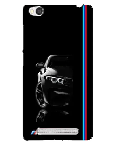 Чехол для Xiaomi Redmi 4A с картинкой «Силуэт BMW в темноте»