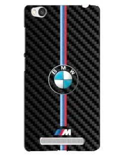 Чехол для Xiaomi Redmi 4A с картинкой «Эмблема BMW и карбон»