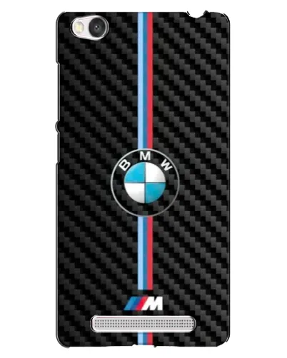 Чехол для Xiaomi Redmi 4A с картинкой «Эмблема BMW и карбон»