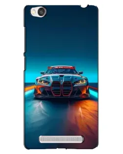 Чохол для Xiaomi Redmi 4A з картинкою «BMW — вогні неону»