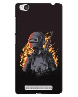 Чехол для Xiaomi Redmi 4A с картинкой «PUBG — огненный силуэт» Чехол для Xiaomi Redmi 4A с картинкой «PUBG — огненный силуэт»