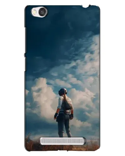 Чехол для Xiaomi Redmi 4A с картинкой «Герой PUBG на скале»