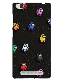 Чохол для Xiaomi Redmi 4A з картинкою «Космічний патерн Among Us»