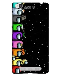 Чехол для Xiaomi Redmi 4A с картинкой «Команда Among Us»