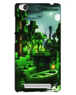 Чохол для Xiaomi Redmi 4A з картинкою «Minecraft лісовий пейзаж»
