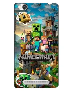 Чохол для Xiaomi Redmi 4A з картинкою «Замок Minecraft»