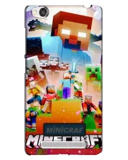 Чохол для Xiaomi Redmi 4A з картинкою «Minecraft герої гри»