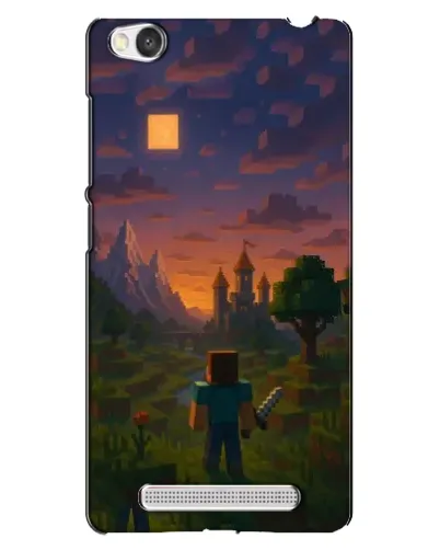 Чехол для Xiaomi Redmi 4A с картинкой «Стив у башни» Чехол для Xiaomi Redmi 4A с картинкой «Стив у башни»