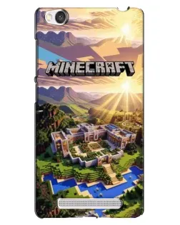 Чехол для Xiaomi Redmi 4A с картинкой «Minecraft панорама»