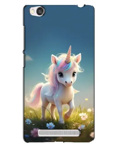 Чехол для Xiaomi Redmi 4A с картинкой «Единорог на поляне»