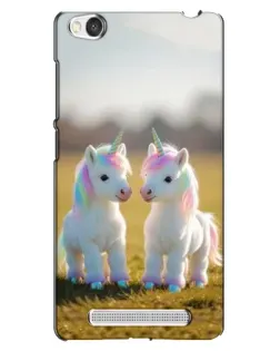 Чехол для Xiaomi Redmi 4A с картинкой «Пара единорогов»