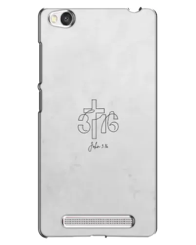 Чехол для Xiaomi Redmi 4A с картинкой «Иоанна 3:16 Крест»
