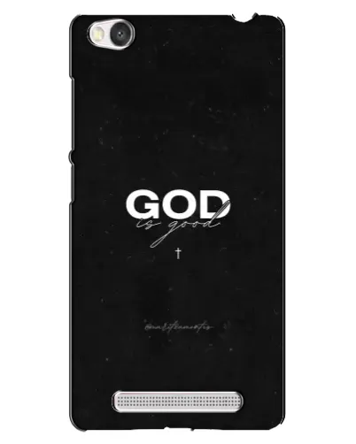 Чехол для Xiaomi Redmi 4A с картинкой «GOD — Бог над всем»