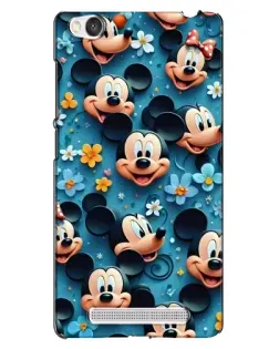 Чехол для Xiaomi Redmi 4A с картинкой «Паттерн Микки и Минни»