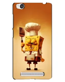 Чехол для Xiaomi Redmi 4A с картинкой «Губка Боб повар»