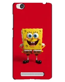 Чехол для Xiaomi Redmi 4A с картинкой «Спанч Боб на красном»