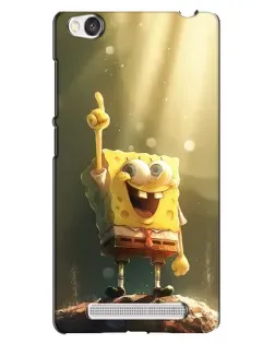 Чехол для Xiaomi Redmi 4A с картинкой «Сияющий Спанч Боб»