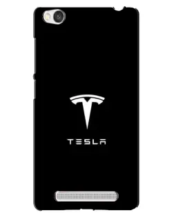 Чехол для Xiaomi Redmi 4A с картинкой «Tesla White Logo»