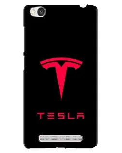 Чехол для Xiaomi Redmi 4A с картинкой «Tesla Red Logo»