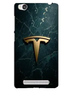 Чехол для Xiaomi Redmi 4A с картинкой «Мраморная Tesla Gold»