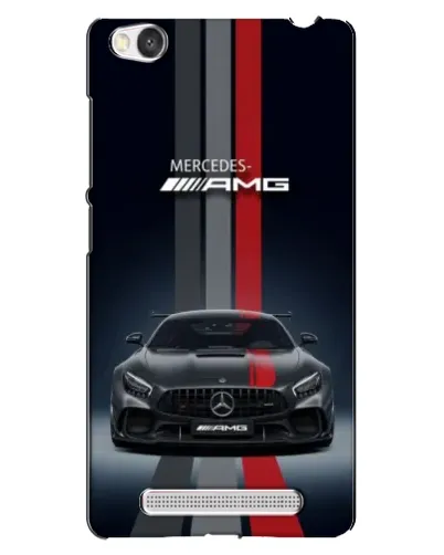 Чехол для Xiaomi Redmi 4A с картинкой «Mercedes — белый карбон»