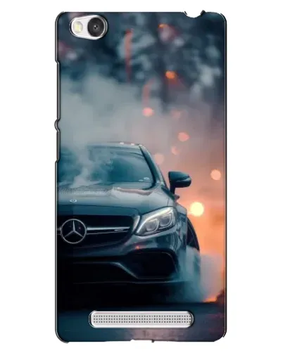 Чехол для Xiaomi Redmi 4A с картинкой «Mercedes — ночной город»