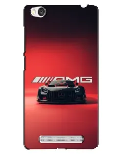 Чехол для Xiaomi Redmi 4A с картинкой «Mercedes AMG — красная линия»